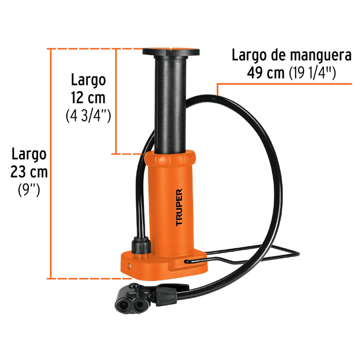 Bomba de pedal 60 PSI