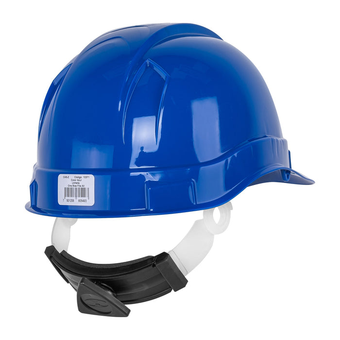 Capacete-de-seguridad,-Ajustable,-azul