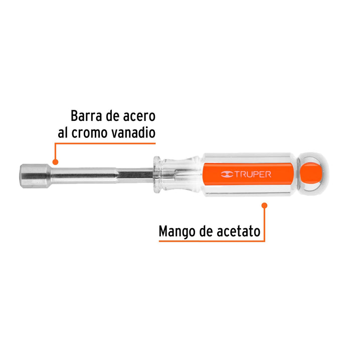 Desarmador de caja 3/8" mango de acetato