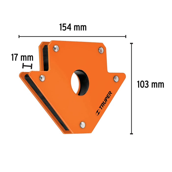 Escuadra-magnética-4"-para-soldar,-capacidad-23-kg,-Truper