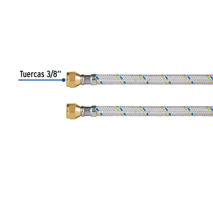 Flexible para gas, aluminio 10 ft