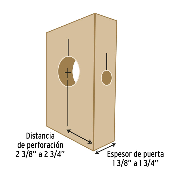 Juego de 4 piezas para instalar cerraduras