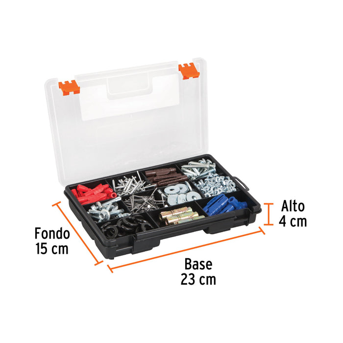 Organizador 9" con 11 compartimentos