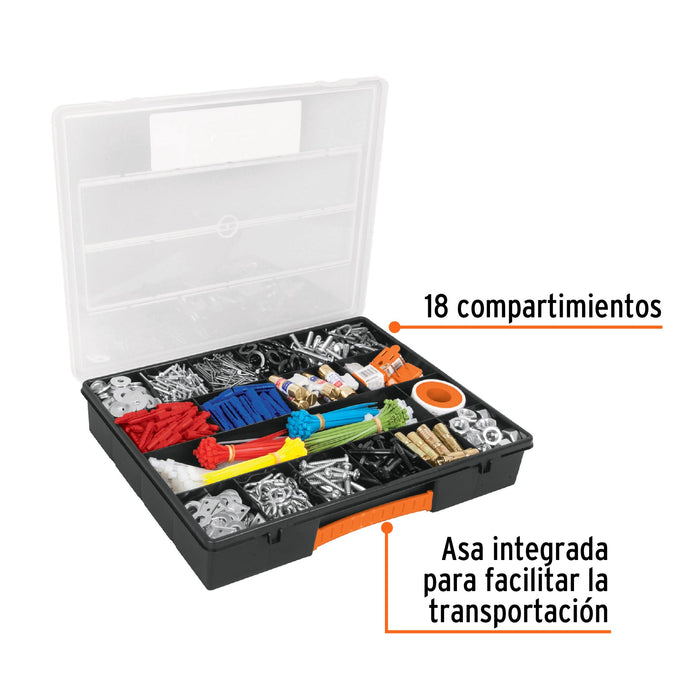 Organizador 14" con 18 compartimentos