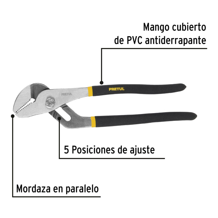 Pinza de extensión 10" mango de vinil