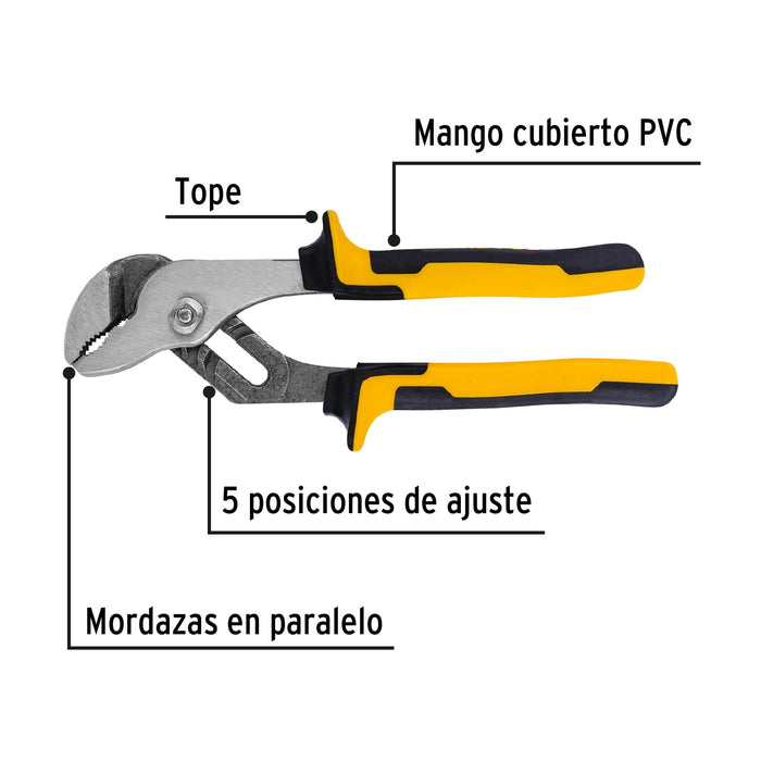 Pinza de extensión 8" mango Comfort Grip