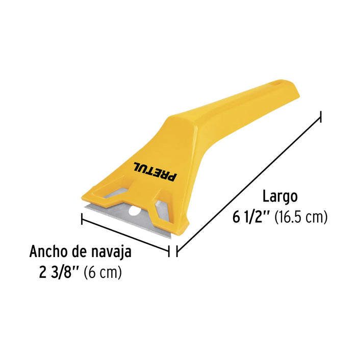 Raspador plástico con navaja de 23/8"